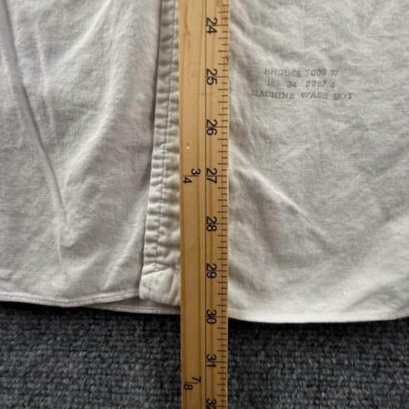 VTG Woolf Brothers Croydon De Luxe Troy Shirt Makers Guild White Oxford 16 34 - Picture 16 of 16